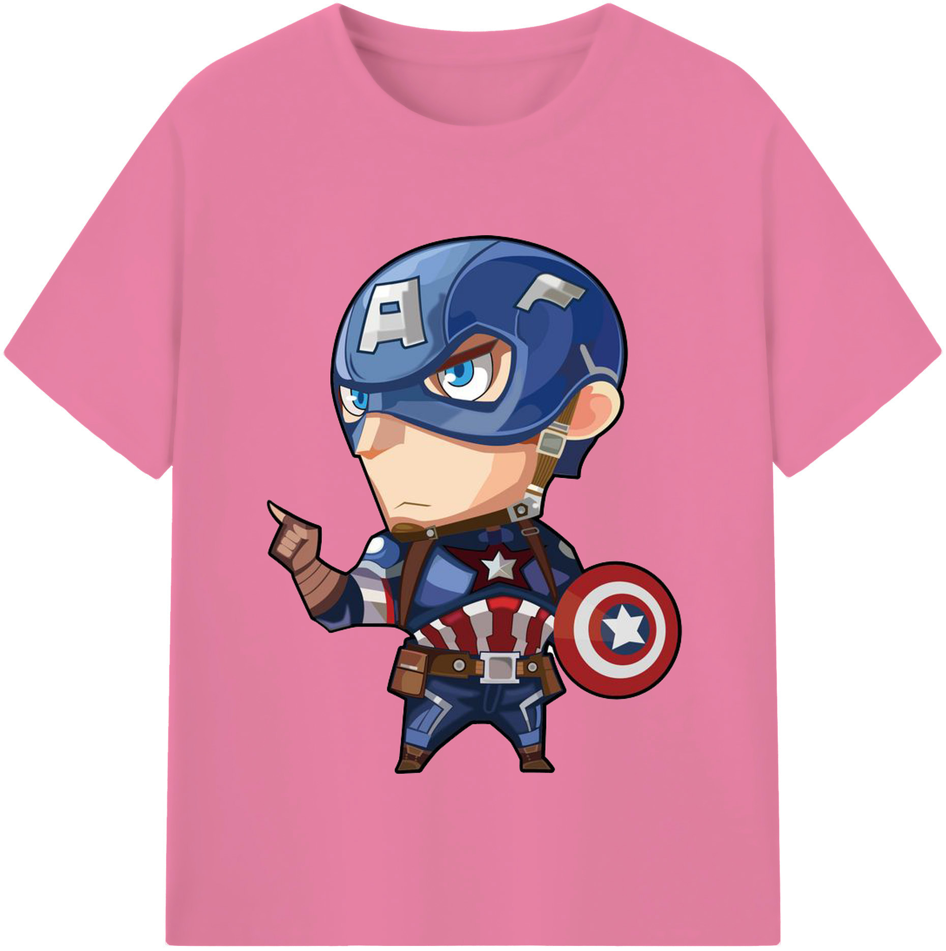 （画像用） アベンジャーズ The Avengers 綿100％半袖Tシャツ（フロントプリント）